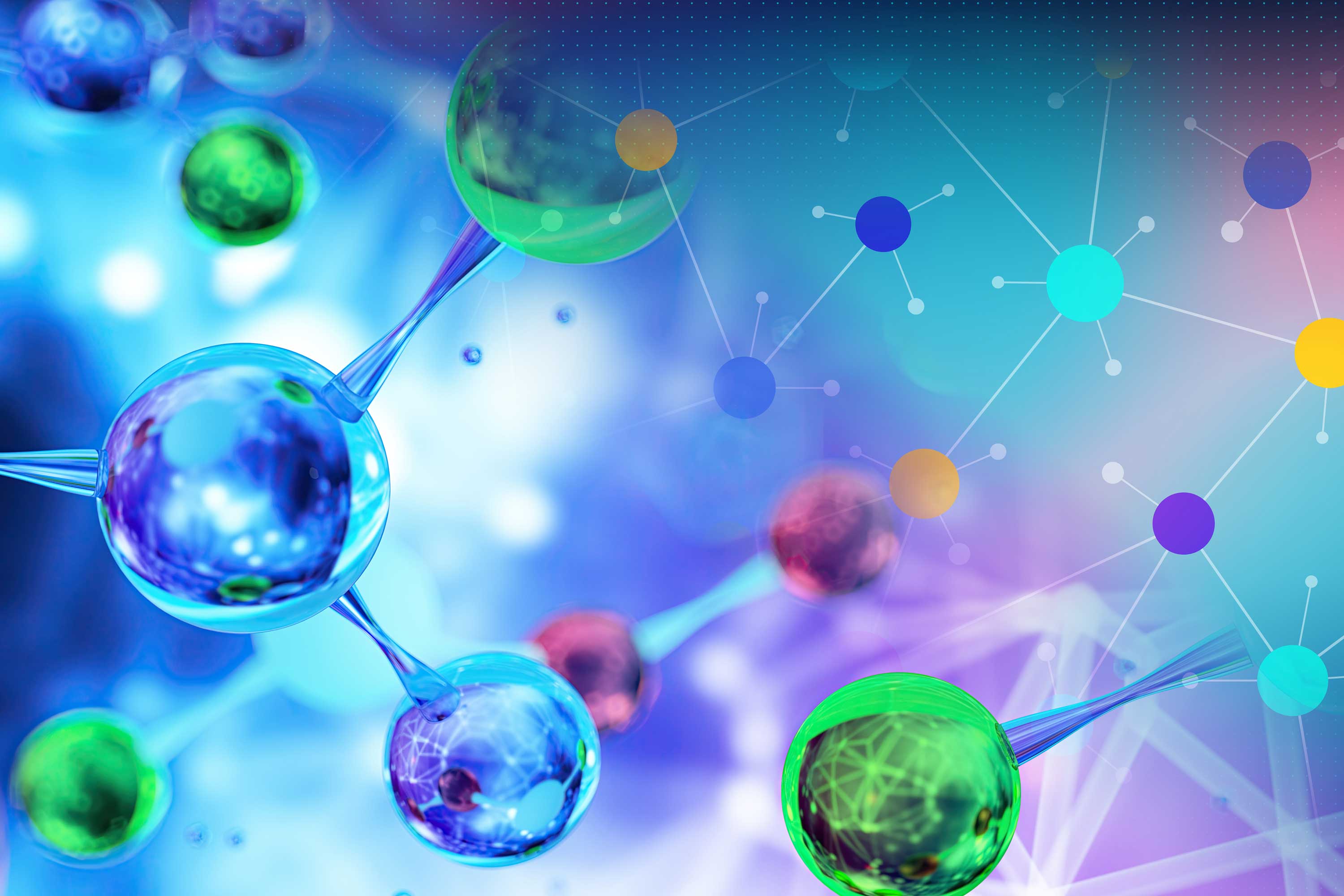 molecules over nodes and lines