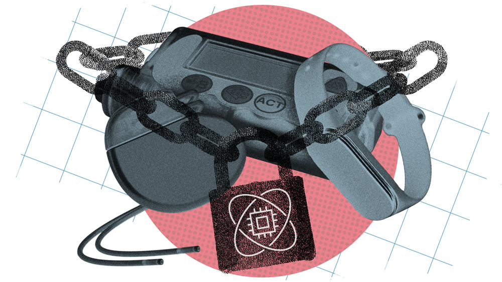 Personal medical devices securely wrapped in a chain